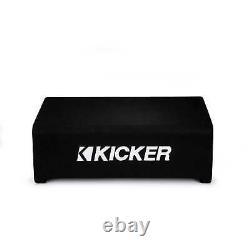 Kicker 48CDF124 Comp 12 Subwoofer in Down Firing enclosure, 4-Ohm