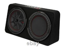 Kicker 48TCWRT122 12 inch CompRT 500W RMS 2 Ohm Thin Profile Loaded Enclosure