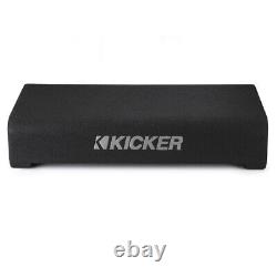 Kicker 48TRTP102 Sealed Downward Firing Enclosure With CompRT 10 Inch Subwoofer