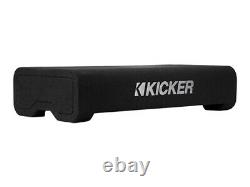 Kicker 48TRTP82 Down-Firing 8 inch CompRT 2-Ohm Thin Profile Loaded Enclosure