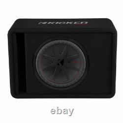 Kicker 48VCWR122 CompR Series 500W RMS 2 Ohm Vented Loaded Subwoofer Enclosure