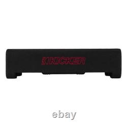 Kicker 49L7TDF122 12 Down-Firing Loaded Subwoofer Enclosure with 600 Watts RMS