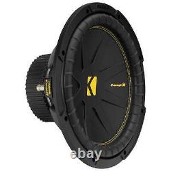 Kicker 50CWCS124 CompC 12 Subwoofer, Single 4-Ohm