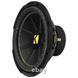 Kicker 50CWCS124 CompC 12 Subwoofer, Single 4-Ohm