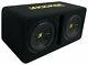 Kicker 50DCWC102 600W RMS Dual 10 2-ohm Loaded Subwoofer Enclosure