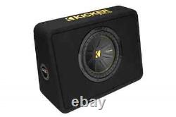 Kicker 50TCWC104 250W RMS Loaded 10 4-ohm Subwoofer Enclosure