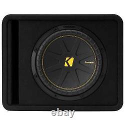 Kicker 50VCWC122 CompC 12-inch Subwoofer in Vented Enclosure, 2-Ohm