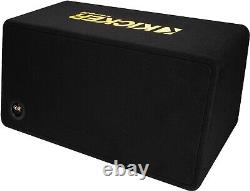 Kicker 50dcwc122 Car 12 Dual Preloaded Compc Subwoofers Enclosure Boxed Subs