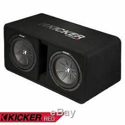 Kicker Audio car subwoofer CompR Dual 10 Vented Loaded 2 Ohm KA43DCWR102