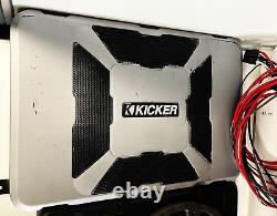 Kicker Car Subwoofer Compact Power Loaded Bass Enclosure Underseat Hideaway