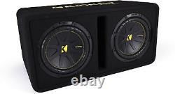 Kicker CompC 50DCWC102 Dual 10 Vented Loaded Enclosure