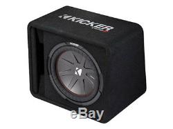 Kicker CompR 12 Vented Subwoofer Loaded Enclosure 500W RMS Sub Bass