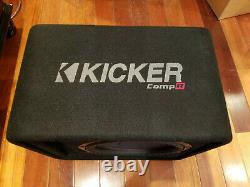 Kicker CompR 43VCWR122 Single 12 Vented Loaded Enclosure FAST FREE SHIPPING