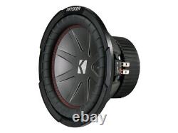 Kicker CompR CWR10 Triple 10 Subwoofer Loaded 1500 Watt Sub Box & CX1200.1 Amp