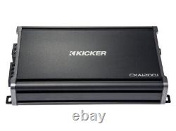 Kicker CompR CWR10 Triple 10 Subwoofer Loaded 1500 Watt Sub Box & CX1200.1 Amp