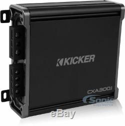 Kicker CompRT 43TCWRT672 6.75 300W Loaded Subwoofer Enclosure + Amp & Amp Kit