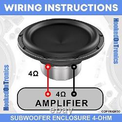 Kicker Cwtb84+psm32 Motorcycle/atv Weatherproof Sub Enclosure+speakers+4ch Amp