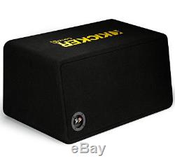 Kicker DCWC10 Car Audio CompC Ported Dual 10 Loaded Sub Box Enclosure 44DCWC102