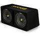 Kicker DCWC12 Car Audio CompC Ported Dual 12 Loaded Sub Box Enclosure 44DCWC122