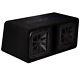 Kicker DL7S12 Car Audio Loaded L7 Solo Baric Square Dual 12 Sub Box 44DL7S122