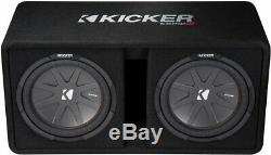 Kicker Dual 43DCWR122 12-Inch 2000W Loaded Subwoofer Enclosure
