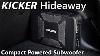 Kicker Hideaway Sub Compact Powered Subwoofer
