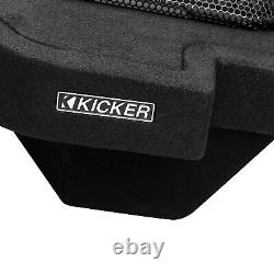 Kicker L7T Custom Fit Dual 10 Subwoofer Up Firing Enclosure for RAM, 2-Ohm