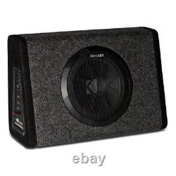 Kicker PT250 10 Subwoofer with Built-In 100W Amplifier Enclosure Loaded Speaker