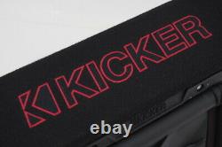 Kicker Solo-Baric L7T Loaded Square Subwoofer Enclosure Single 12 2-Ohm
