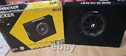 Kicker TC10 10 150W RMS 4-Ohm Comp Series Loaded Subwoofer Truck Box OPEN BOX