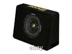 Kicker TCWC102 CompC 10 Subwoofer in Thin Profile Enclosure 2-Ohm