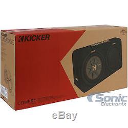 Kicker TCWRT104 CompRT 800W Max 10 Sub with Reflex Sub Loaded Enclosure Open Box