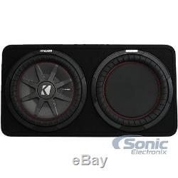 Kicker TCWRT124 CompRT 500W RMS 12 Subwoofer with Reflex Sub Loaded Enclosure
