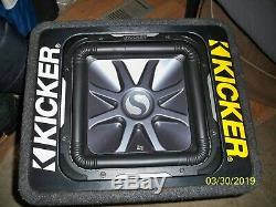 Kicker VS12L7 SINGLE Loaded 12 2-Ohm Solo-Baric L7 Sub Subwoofer
