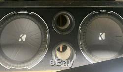 Loaded Custom Ported Box with Kicker 15 CompQ Subwoofer with Dual 4-Ohm Voice Coils