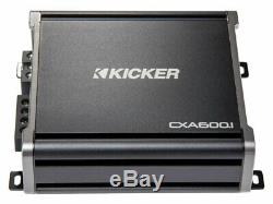 Loaded Kicker 44L7S124 Car Audio Solo-Baric 12 Sub Box and 43CXA6001 Amp Bundle