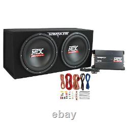 MTX 12 1200W Dual Loaded Car Subwoofer Audio, Sub Box, Amplifier & Amp Kit