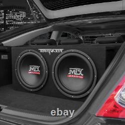 MTX 12 1200W Dual Loaded Car Subwoofer Audio, Sub Box, Amplifier & Amp Kit