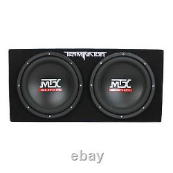 MTX 12 1200W Dual Loaded Car Subwoofer Audio, Sub Box, Amplifier & Amp Kit