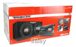 MTX 12 1200W Dual Loaded Car Subwoofer Audio with Sub Box + Amplifier (2 Pack)