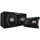 MTX 12 1200W Dual Loaded Car Subwoofer Audio with Sub Box & Amplifier (Open Box)