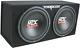 MTX 12 Dual Loaded Subwoofer 1200W 2 Ohm Speaker Box Enclosure for Car Audio