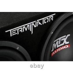 MTX 12-Inch 2000-Watt Max Car Audio Dual Loaded Subwoofer Box (Open Box)