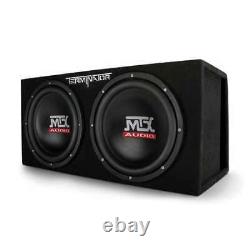 MTX 12-Inch 2000-Watt Max Car Audio Dual Loaded Subwoofer Enclosure (For Parts)
