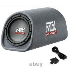 MTX AUDIO 8 240W Car Loaded Subwoofer Amplified Tube Box Vented (Damaged)