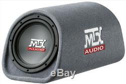 MTX AUDIO 8 240W Loaded Subwoofer Enclosure Amplified Tube Box Vented(Open Box)