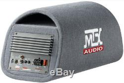 MTX AUDIO 8 240W Loaded Subwoofer Enclosure Amplified Tube Box Vented(Open Box)
