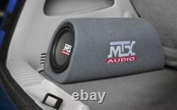 MTX Audio 8 240W Car Loaded Subwoofer Enclosure Amplified Box, Vented (Used)