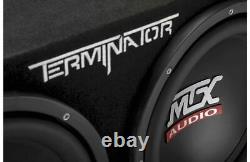 MTX Audio TNP212D2 Terminator Dual Subwoofer Package + Amplifier Bass Package