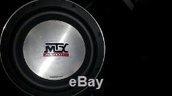 MTX Jack Hammer Sub box Loaded with an MTX 10 85 Series 4 Ohm Subwoofer
